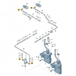 VW Caddy 2021-2025 Fiskiye Memesi Bağlantısı 3B0955665C
